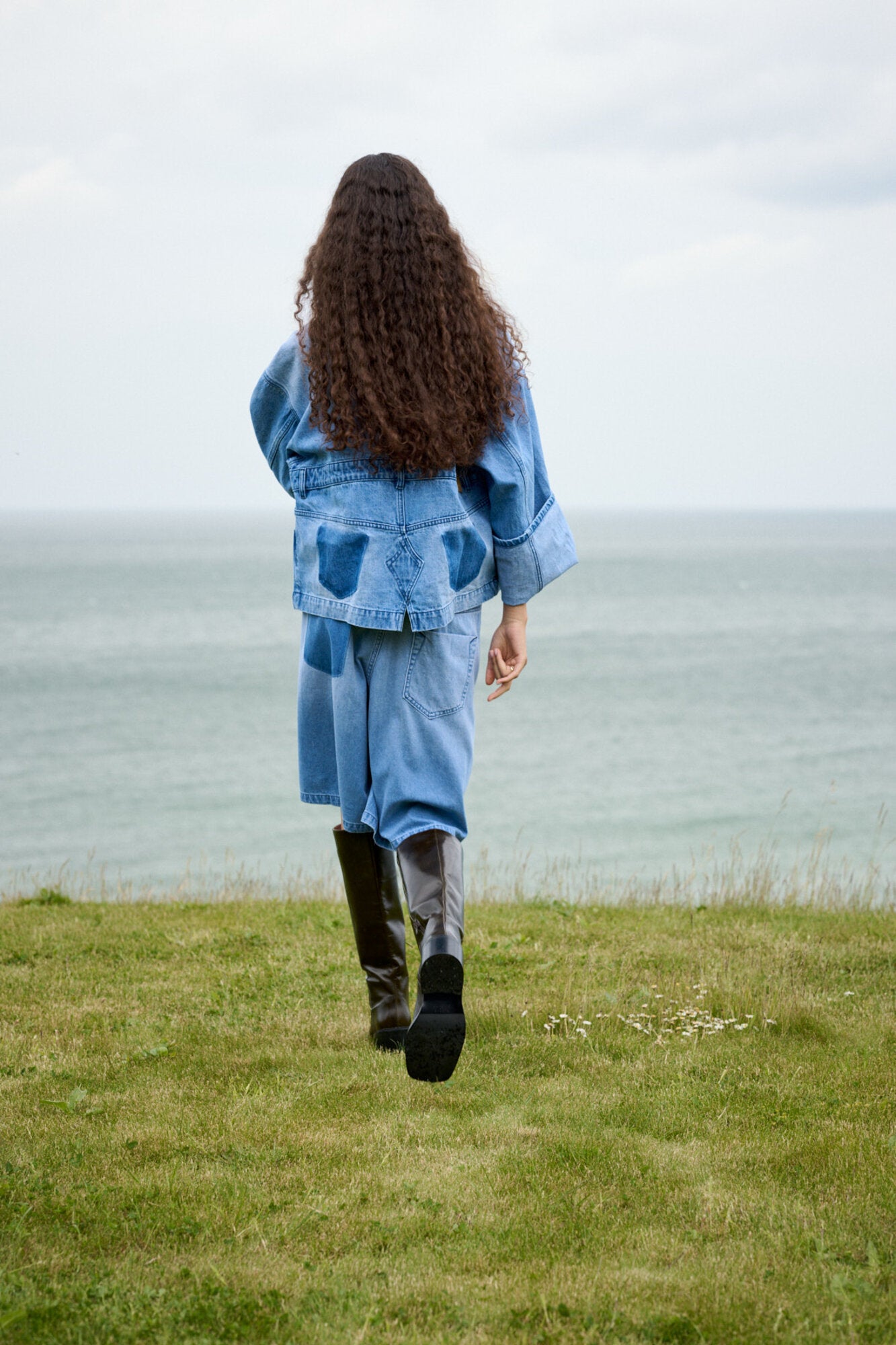 Raha Wide shorts - Light Washed Denim